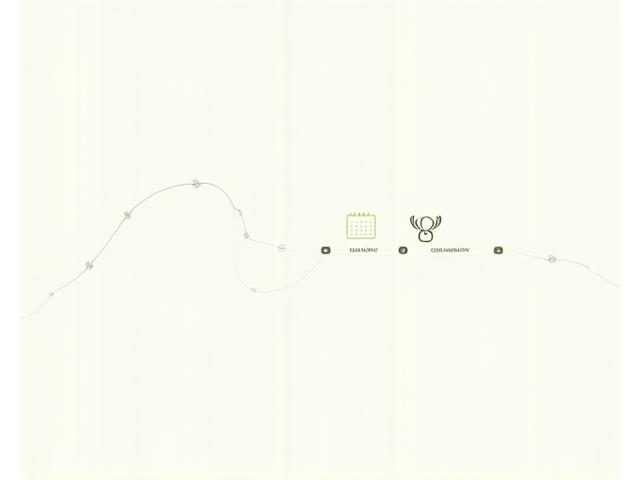 A stylized infographic showing a timeline with icons representing daily tasks, community interactions, and progress tracking, emphasizing simplicity and manageability.