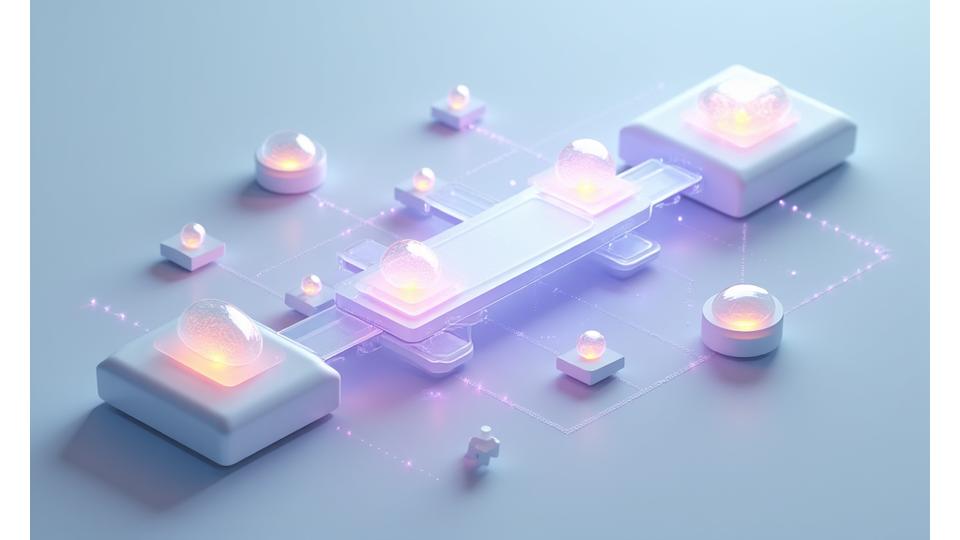 Illustrative diagram showing data points transforming into personalized recommendations.